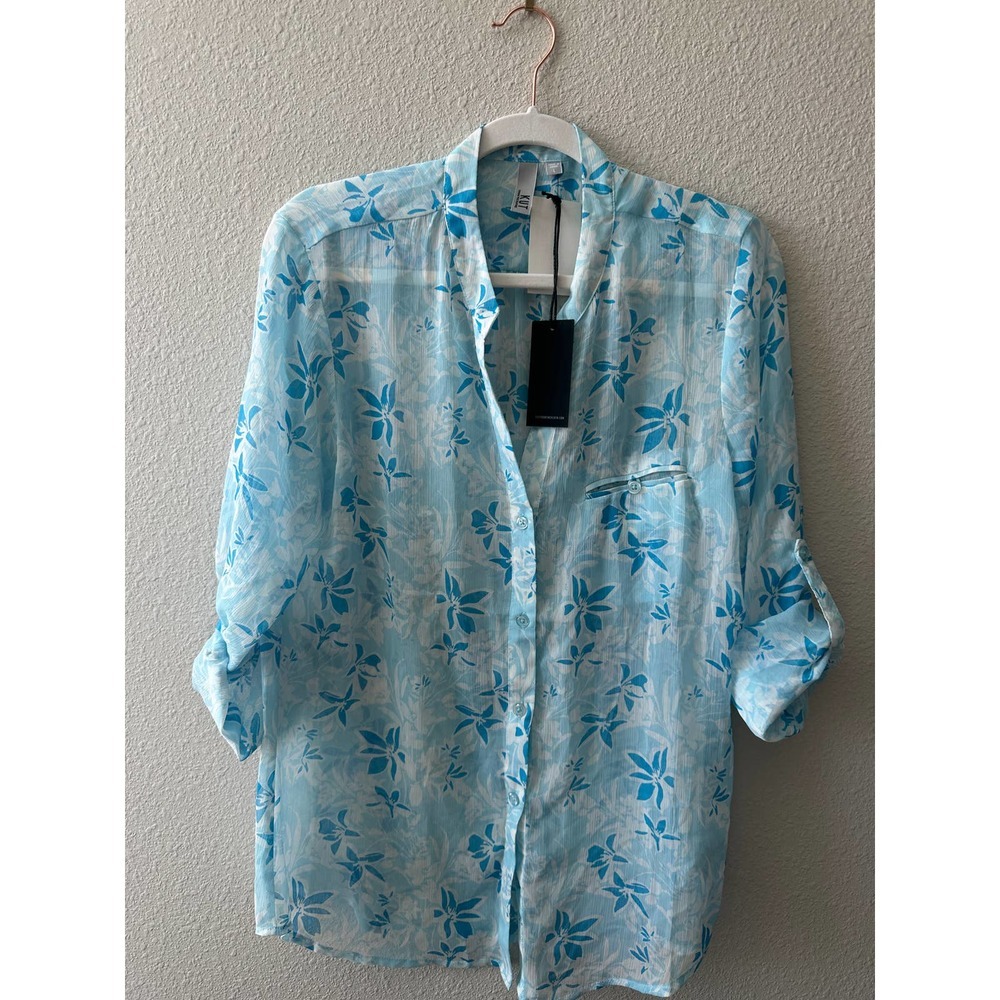 KUT JASMINE TOP IN NICCOLO-LT BLUE - Picture 9 of 15